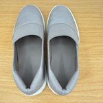 Vince Corbin shoes women's 7 sneakers slip on leather taupe Photo 3