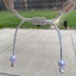 White Cowrie Shell Bracelet adjustable vacation beach anklet Photo 3