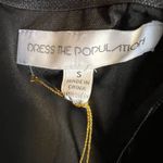 Dress the Population  Dress Gold Sparkle Claire Midi Party NYE Cocktail Small New Photo 8