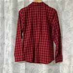 Van Heusen -Red and White Plaid Long Sleeve Button Down Shirt EUC Photo 2