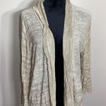 Covington Tan And White Marbled Open Cardigan Size XL Photo 0