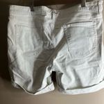 NWT jcpenney railroad stripe shorts mid length rolled hem Blue Size 16P Photo 2