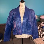 Jessica London  Cropped 100% Leather Jacket, Size 20 Photo 0