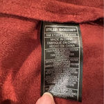 BB Dakota Faux Suede Waterfall Jacket Blazer Women's XL Brown Boho Vegan Photo 7