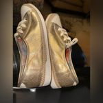 Anne Klein Gold and Cream Women's Fashion Sneakers, Photo 4