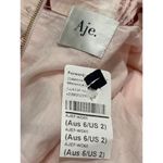 AJE Psychedelia Cut Out Mini Dress in Whimsical Dove 2 New Womens Cut out Party Pink Photo 8