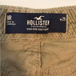 Hollister High Rise Dad Pants Corduroy Olive Green Women's Size W29 9R Photo 3
