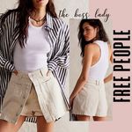 Free People  skirt skort shorts denim cotton 24 boho streetwear summer spring Photo 8
