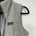 Patagonia  Las Gatos Grey Fleece Full Zip Vest Womens M Outdoorsy Hiking Jacket Photo 3