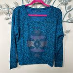 American Eagle  Soft & Sexy Plush dark turquoise sweatshirt Sz M Photo 0