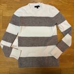 Banana Republic  Neutral Wool Mohair Fisherman Coastal Preppy Crewneck Sweater XS Photo 0
