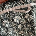 Vintage Indian silver grey pink pattern Thai buddha satin wrap belted kimono S Gray Size undefined Photo 5