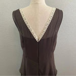 Liz Claiborne Liz‎ Claiborne Tiered Lace Detail Size 10 Bulit In Slip Photo 4