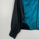 Reebok  Women's Teal Vintage Y2K Jacksonville‎ Jaguars Track Bomber Jacket Size M Photo 2