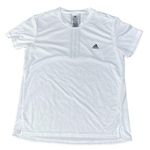 Adidas Women's HILO Jersey Top 3 Stripe Back White Black Size L Large Photo 0