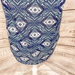 Olive & Oak Stitch Fix Blue Geometric Print Tank Top, EUC, Size Small Photo 6