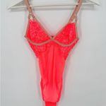 Free People  x‎ We Are HAH Revolve Bust Out Bodysuit Fried Salmon Size XS New Photo 6