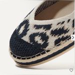 Rothy's Espadrilles Sandy Cat Leopard Print Knit Ballet Flats Shoes Size 9 NWOB Photo 2