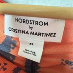 Nordstrom Y2K Christina Martinez Red Ruched Sheer Long Sleeve Blouse Size xs Photo 7