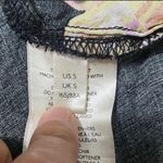 Free People Black Floral Button Down Shirt Photo 2