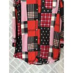 Victoria's Secret Y2K  Pajama Dress S Plaid Patchwork Vintage VS 2000 Nightshirt Photo 3