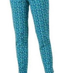 Soft Surroundings Blue Floral High Rise Pants Large Photo 0
