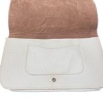 Vintage 1970s Furst & Mooney Snakeskin Clutch Neutral Patchwork Leather Rare Bag Tan Photo 2