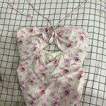 Love Shack Fancy  floral halter top bathing suit Photo 0