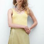 ZARA NWT  LIGHT GREEN WRAP MINI SKIRT BLOGGERS FAV SMALL Photo 0