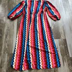 Bright puff sleeve maxi dress Size L Photo 2