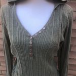 Natural Reflections Green hooded sweater Size Medium Photo 2