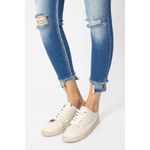 KanCan USA KanCan Mid Rise Skinny Ankle Reverse Hem Light Wash Jeans 15/31 Photo 10