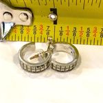 JACK JUDITH  Sterling Silver 925 Marcasite Hoops Photo 4
