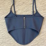 Tic Toc Blue Corset Top Photo 1