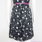 Daniel Rainn  black and‎ white floral print dress, women's size M Photo 8