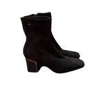 DKNY Women's Black Faux Suede Ankle Booties Size 10 Casual Block Heel Photo 8