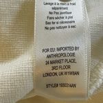 Current Air ANTHROPOLOGIE  Cream Textured Long-Sleeve Size XL Photo 6