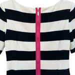 Eliza J  Horizontal Wide Striped Short Sheathe Dress Photo 3