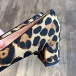 J.Crew Kate Pumps in Calf Hair Leopard Print Block Heel Photo 8