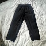 Lululemon black tapered paperbag drawstring cropped lounge pants 6 Photo 11