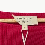 Sézane NWT  Clément Jumper Merino Wool Cotton Sweater | Sz Small | Fuchsia Pink Photo 4