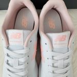 New Balance  BB80 Low-Top Leather Sneakers, White/Pink Rose, Size 10/EU41.5 Photo 2