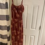 Hutch Anthropologie X Pink Velvet Slip Maxi dress small Photo 2