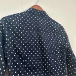 J.Crew  |Navy and Silver Casual “Perfect”Button Down Shirt sz4 Photo 4