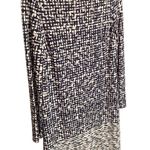 Vince Camuto  Navy/White Long Sleeve Sheath Dress Size 8 Photo 1
