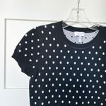 Escada Sport Polka Dot Knit Blouse Black Size XS Photo 4