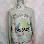 Jump Vintage Tour 2003 One Epic Tour Front Cut Out Crop Sweatshirt Size XL Photo 3