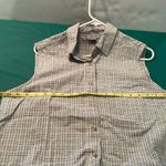 Fresno Jean Company Sleeveless Shirt Top Button Up Pocket Photo 3