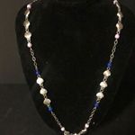 Talbots Silver Tone Sea Shell Long Necklace Photo 0