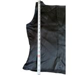 Tahari Black Satin Jeweled Tank Top Size 8 Photo 4